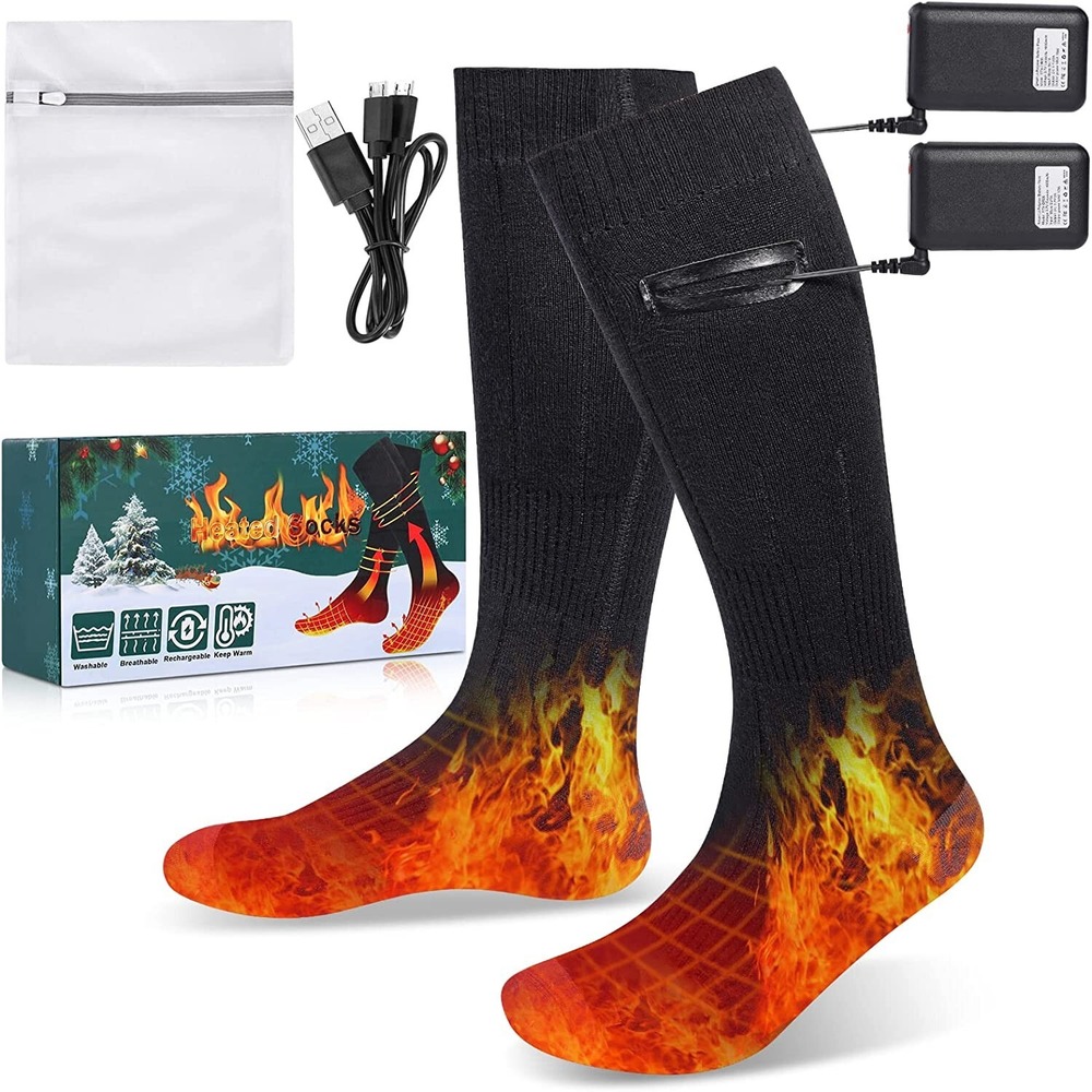 Heated Electric Socks, Unisex Foot Warmers